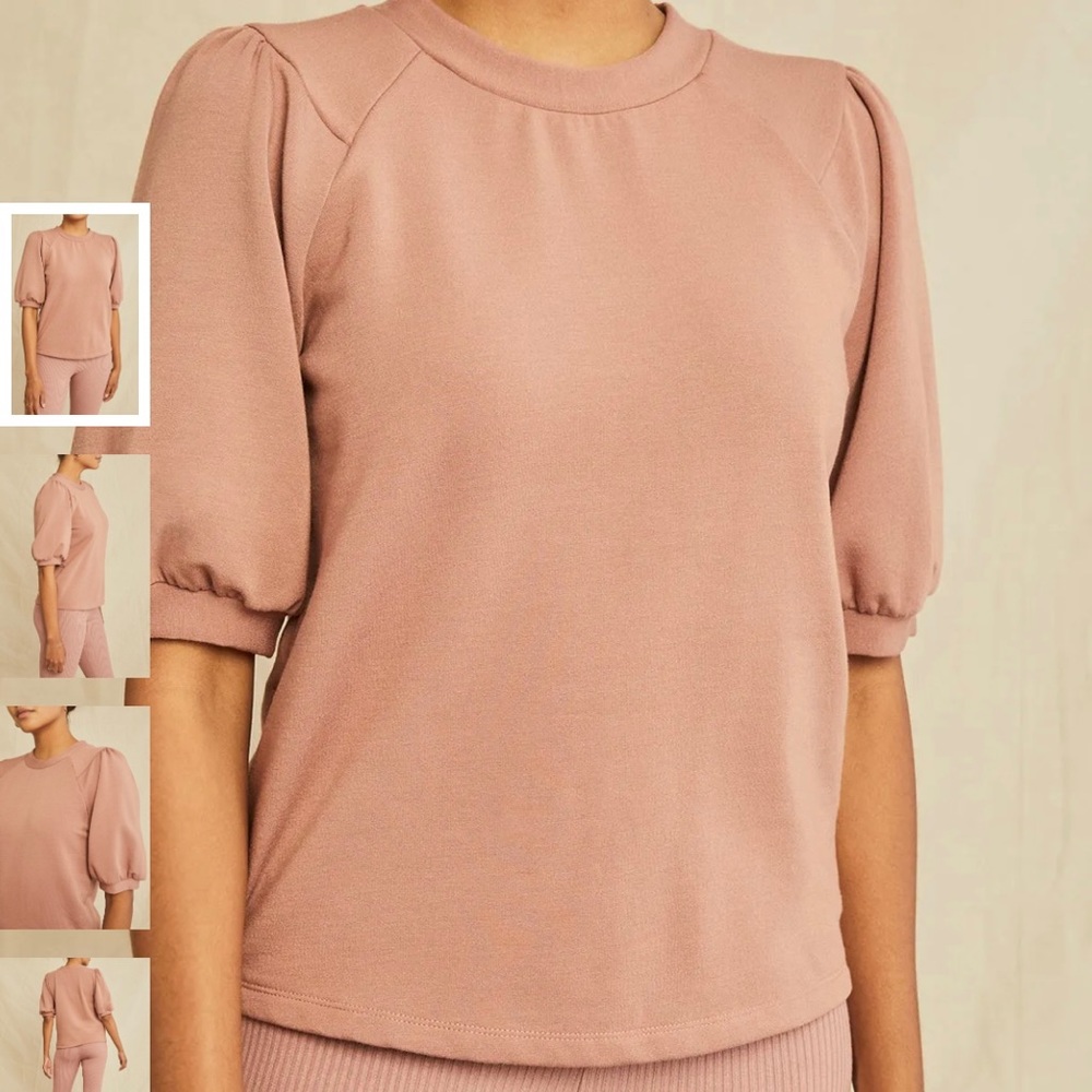 Reese Luxe Fleece top - Quart Amour Vert